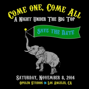 The Big Top Gala Save The Date [Updated 7-26-2014]